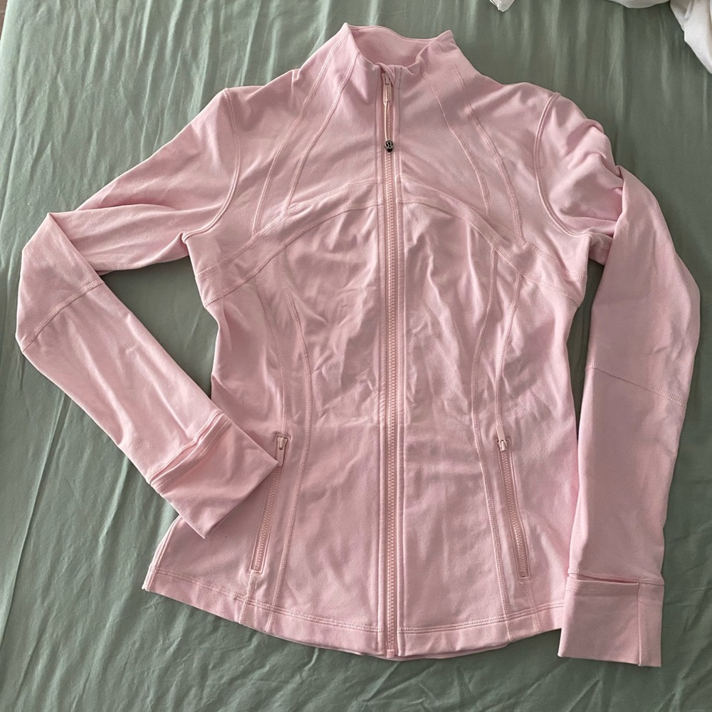 Lululemon Define Luon jacket strawberry milkshake colour